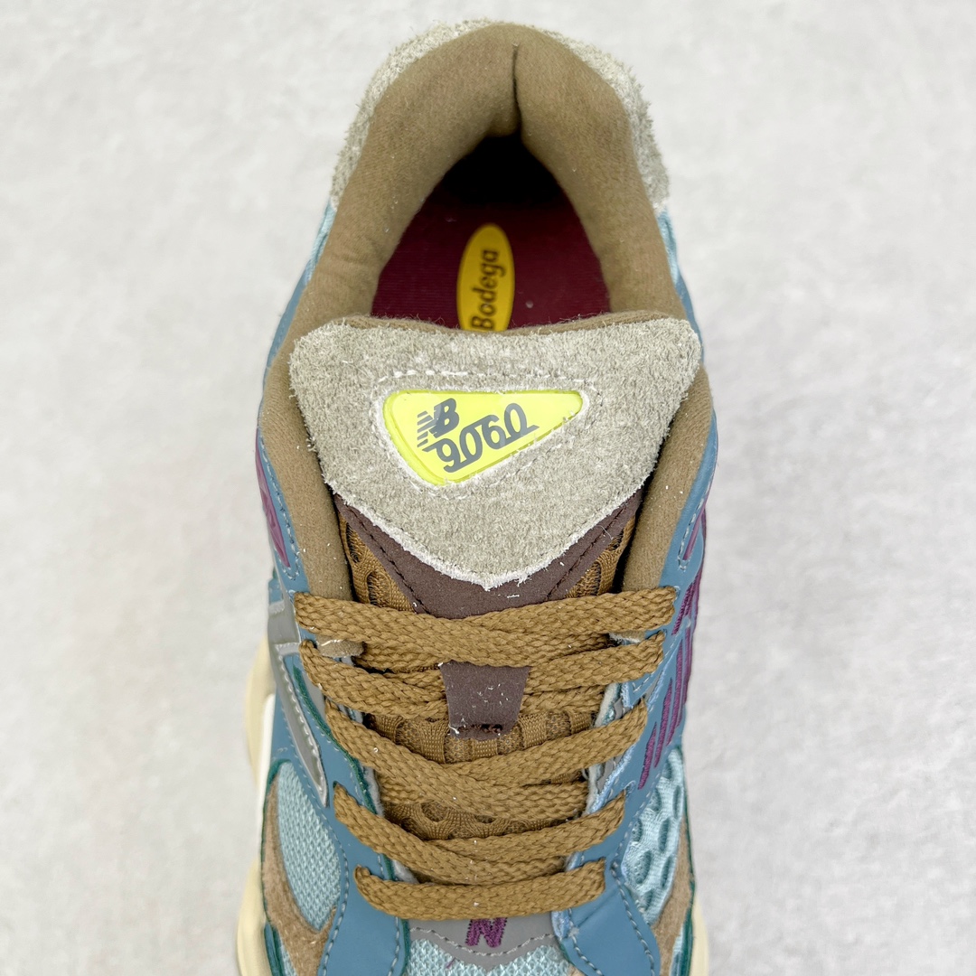 图片[5]-＃纯原特价福利 New Balance NB9060系列 新百伦绒面革网布经典百搭防滑耐磨透气低帮生活休闲鞋 全套原楦原纸板原厂数据开发 进口三明治网面 原装进口翻毛皮料正确绒感卡色 正确中底拉帮中底网布细节 原厂标裁 带紫光防伪 定制后跟透明水晶模块 冲裁组合 大底贴合程度胶水上色把控完美 整洁度挑战全网艺术家 多道序QC把关品质完善 匠心打造 耗时两个月开发完成 工艺极其复杂难度可想而知 新开独立私模大底 全网唯一正确六层组合大底 高端零售专供产物 尺码：36 37 37.5 38 38.5 39 40 40.5 41 42 42.5 43 44 45 46.5-选品中心