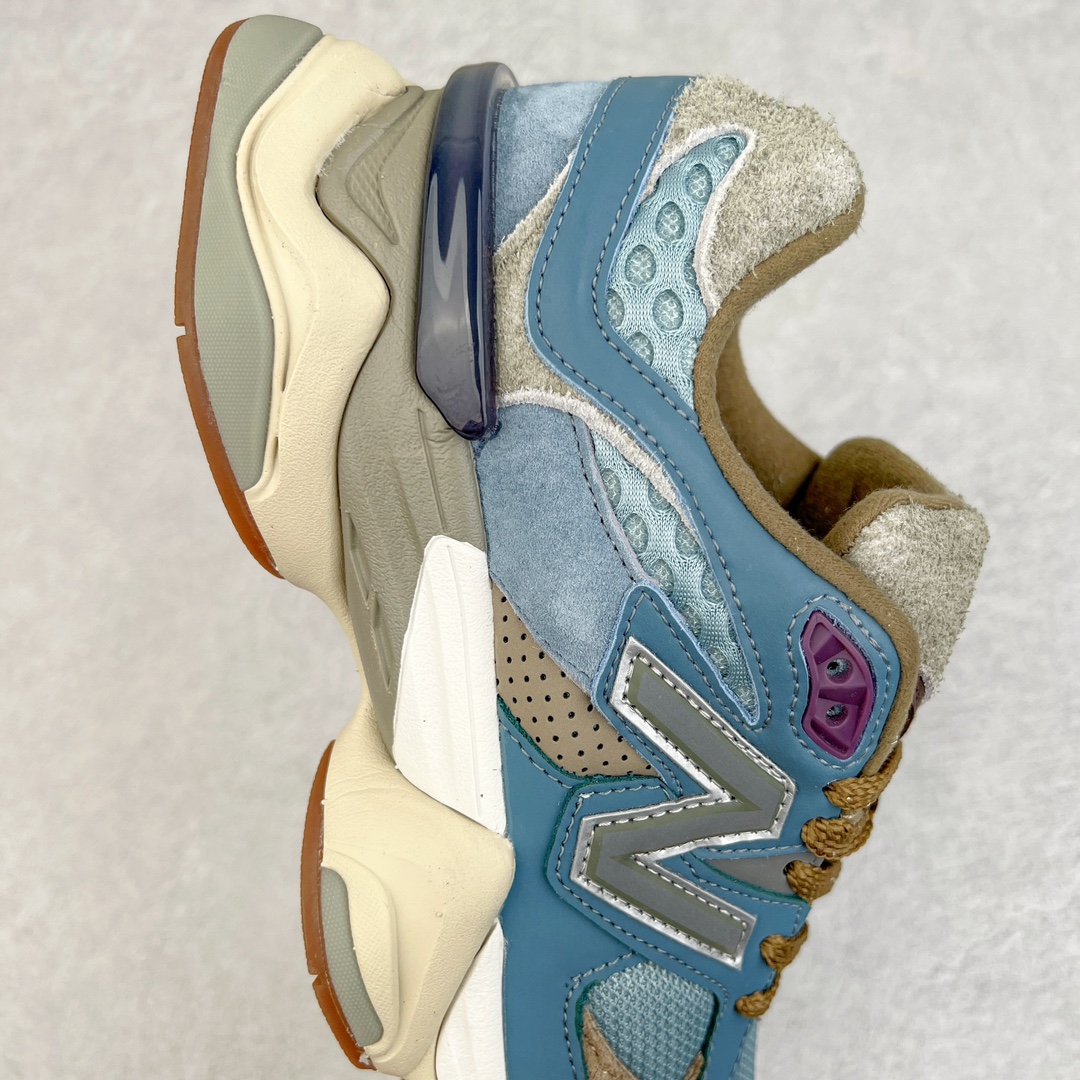 图片[6]-＃纯原特价福利 New Balance NB9060系列 新百伦绒面革网布经典百搭防滑耐磨透气低帮生活休闲鞋 全套原楦原纸板原厂数据开发 进口三明治网面 原装进口翻毛皮料正确绒感卡色 正确中底拉帮中底网布细节 原厂标裁 带紫光防伪 定制后跟透明水晶模块 冲裁组合 大底贴合程度胶水上色把控完美 整洁度挑战全网艺术家 多道序QC把关品质完善 匠心打造 耗时两个月开发完成 工艺极其复杂难度可想而知 新开独立私模大底 全网唯一正确六层组合大底 高端零售专供产物 尺码：36 37 37.5 38 38.5 39 40 40.5 41 42 42.5 43 44 45 46.5-选品中心