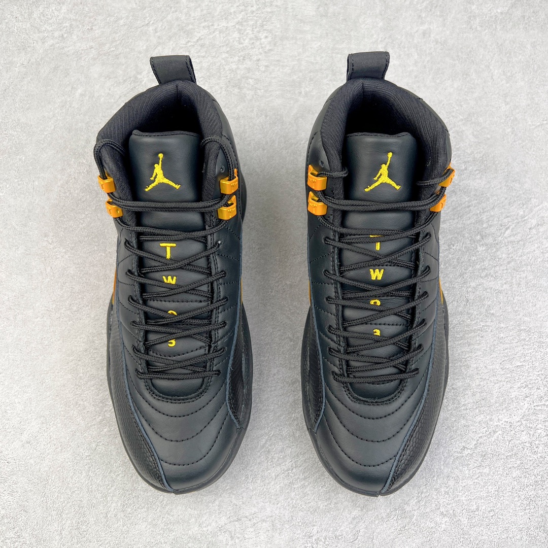 图片[2]-零售💰320 ＃JH外贸版 Air Jordan AJ12 Retro \”Black Taxi\”  黑金 货号：CT8013-071 原楦原纸板开发 原汁原味12代鞋型 进口头层皮料 用料绝不含糊 原盒原配 平台外单特供 极限压缩成本 最直接的单价 独家供应开发至49码 SIZE：40 40.5 41 42 42.5 43 44 44.5 45 45.5 46 47.5 48 49 编码：Xby3936020-运动鞋