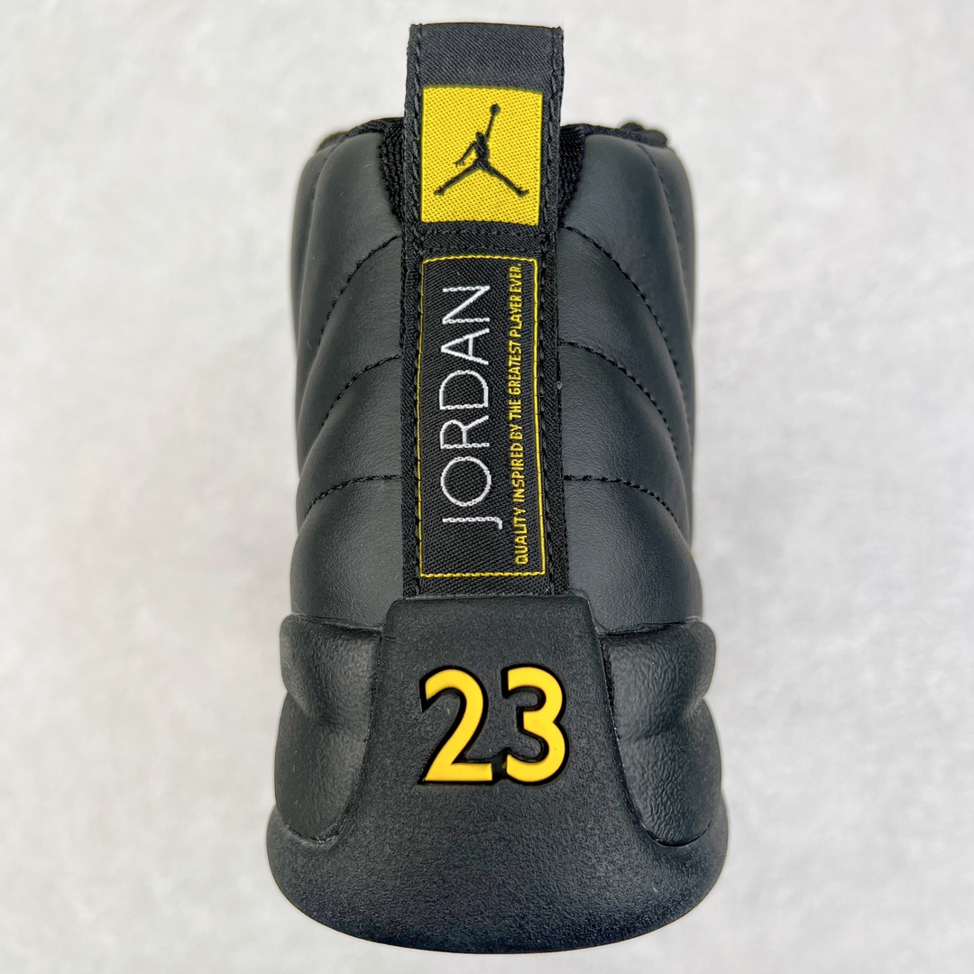 图片[8]-零售💰320 ＃JH外贸版 Air Jordan AJ12 Retro \”Black Taxi\”  黑金 货号：CT8013-071 原楦原纸板开发 原汁原味12代鞋型 进口头层皮料 用料绝不含糊 原盒原配 平台外单特供 极限压缩成本 最直接的单价 独家供应开发至49码 SIZE：40 40.5 41 42 42.5 43 44 44.5 45 45.5 46 47.5 48 49 编码：Xby3936020-运动鞋