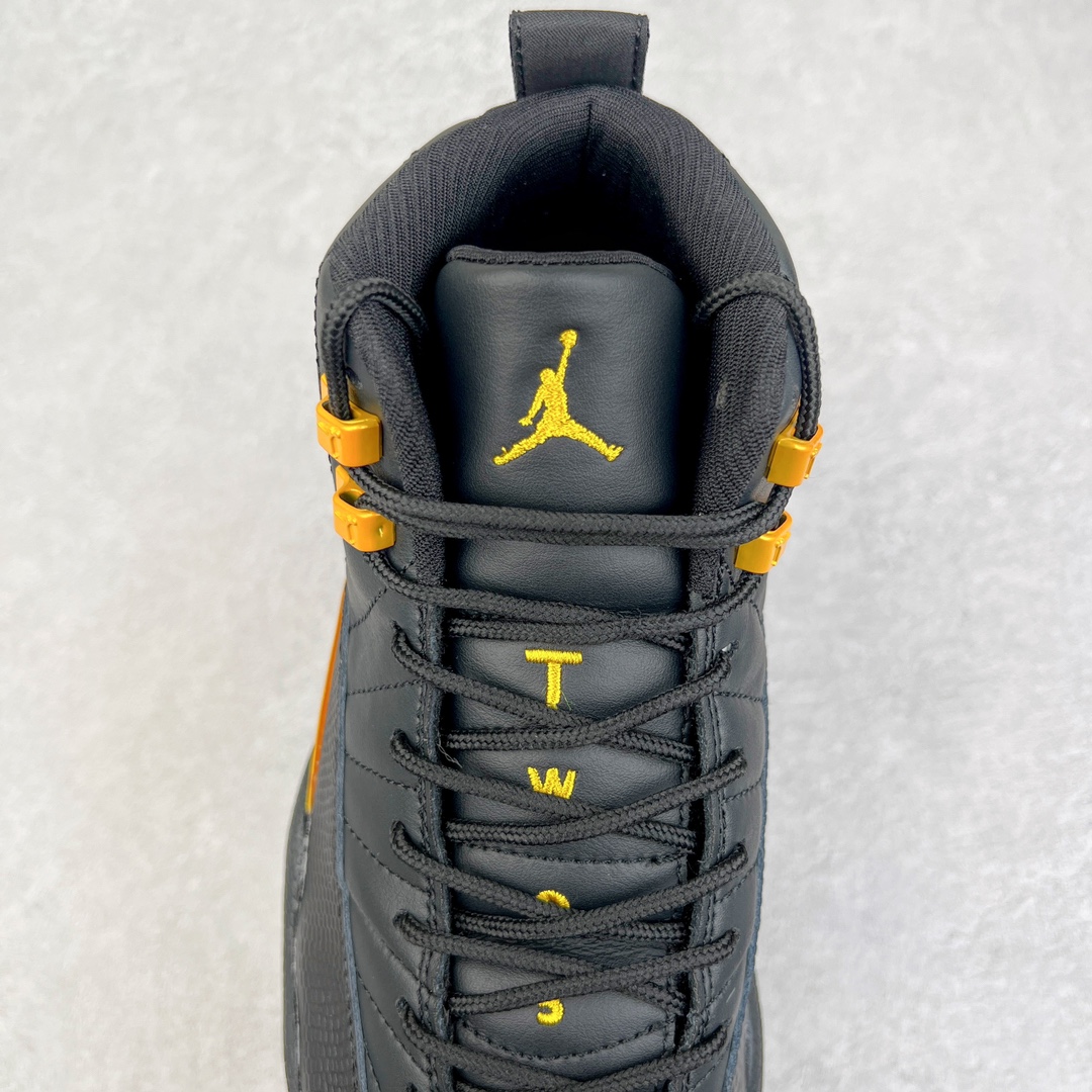 图片[5]-零售💰320 ＃JH外贸版 Air Jordan AJ12 Retro \”Black Taxi\”  黑金 货号：CT8013-071 原楦原纸板开发 原汁原味12代鞋型 进口头层皮料 用料绝不含糊 原盒原配 平台外单特供 极限压缩成本 最直接的单价 独家供应开发至49码 SIZE：40 40.5 41 42 42.5 43 44 44.5 45 45.5 46 47.5 48 49 编码：Xby3936020-运动鞋