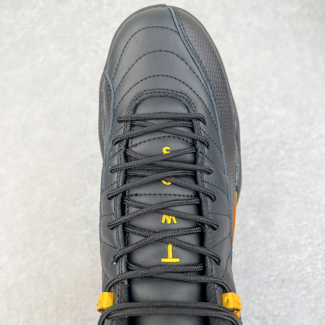 图片[4]-零售💰320 ＃JH外贸版 Air Jordan AJ12 Retro \”Black Taxi\”  黑金 货号：CT8013-071 原楦原纸板开发 原汁原味12代鞋型 进口头层皮料 用料绝不含糊 原盒原配 平台外单特供 极限压缩成本 最直接的单价 独家供应开发至49码 SIZE：40 40.5 41 42 42.5 43 44 44.5 45 45.5 46 47.5 48 49 编码：Xby3936020-运动鞋