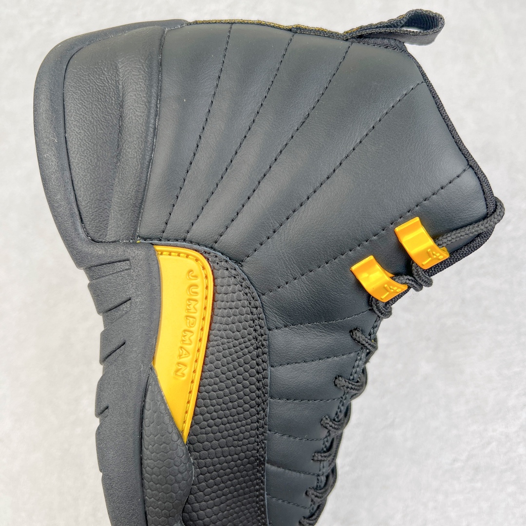 图片[6]-零售💰320 ＃JH外贸版 Air Jordan AJ12 Retro \”Black Taxi\”  黑金 货号：CT8013-071 原楦原纸板开发 原汁原味12代鞋型 进口头层皮料 用料绝不含糊 原盒原配 平台外单特供 极限压缩成本 最直接的单价 独家供应开发至49码 SIZE：40 40.5 41 42 42.5 43 44 44.5 45 45.5 46 47.5 48 49 编码：Xby3936020-运动鞋