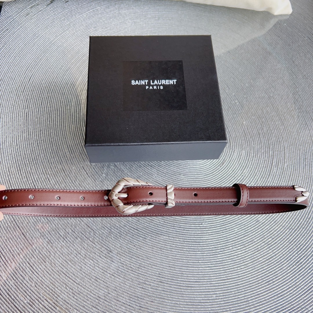 YSL Saint Laurent Paris Women’s Metal Frame Belt Retrospective Design Summary - 图片 6