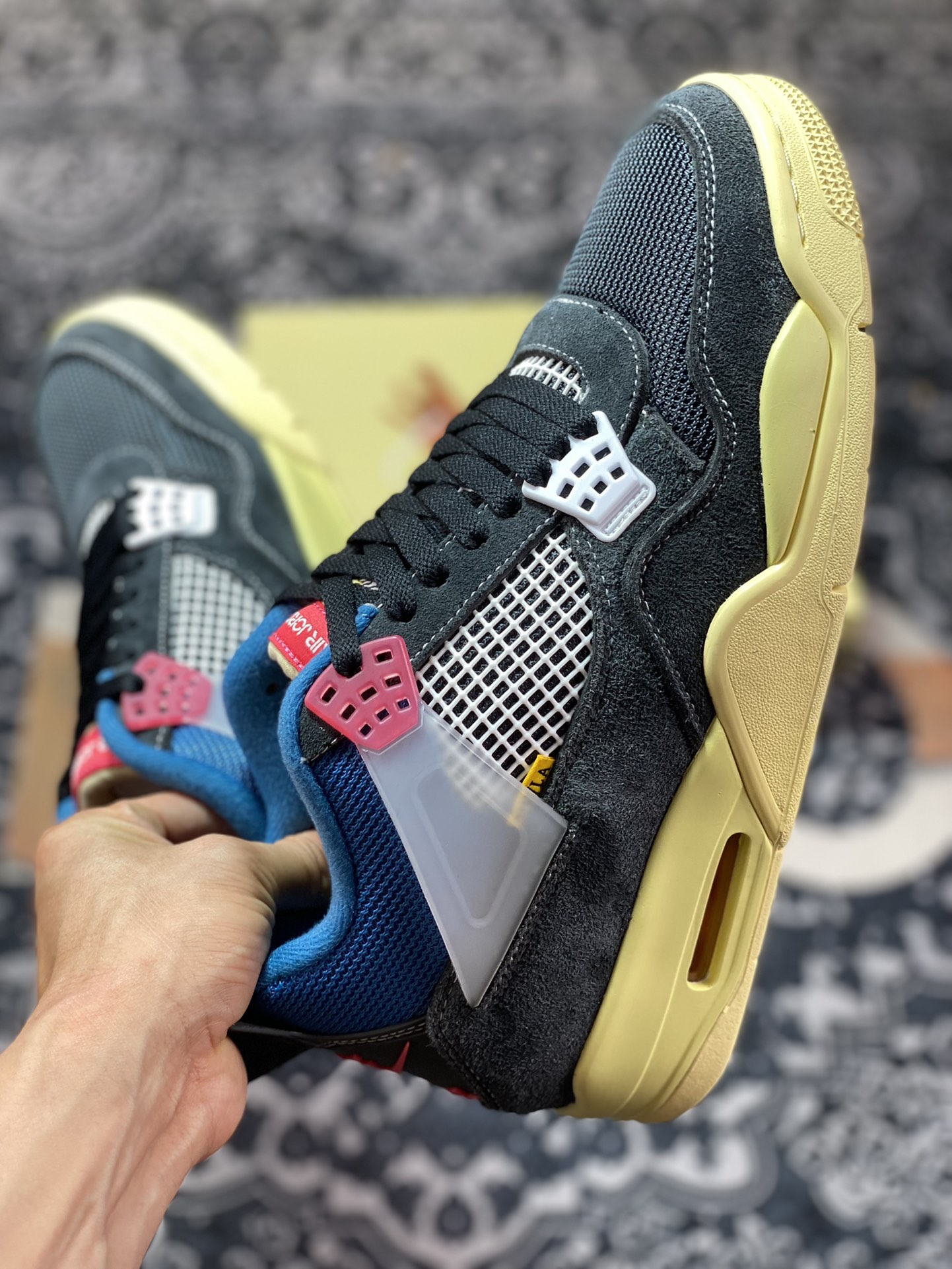 Union LA x Air Jordan 4 Retro”Off Noir” DC9533-001