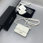Chanel Classic Flap Bag Crossbody & Shoulder Bags White Fashion Mini