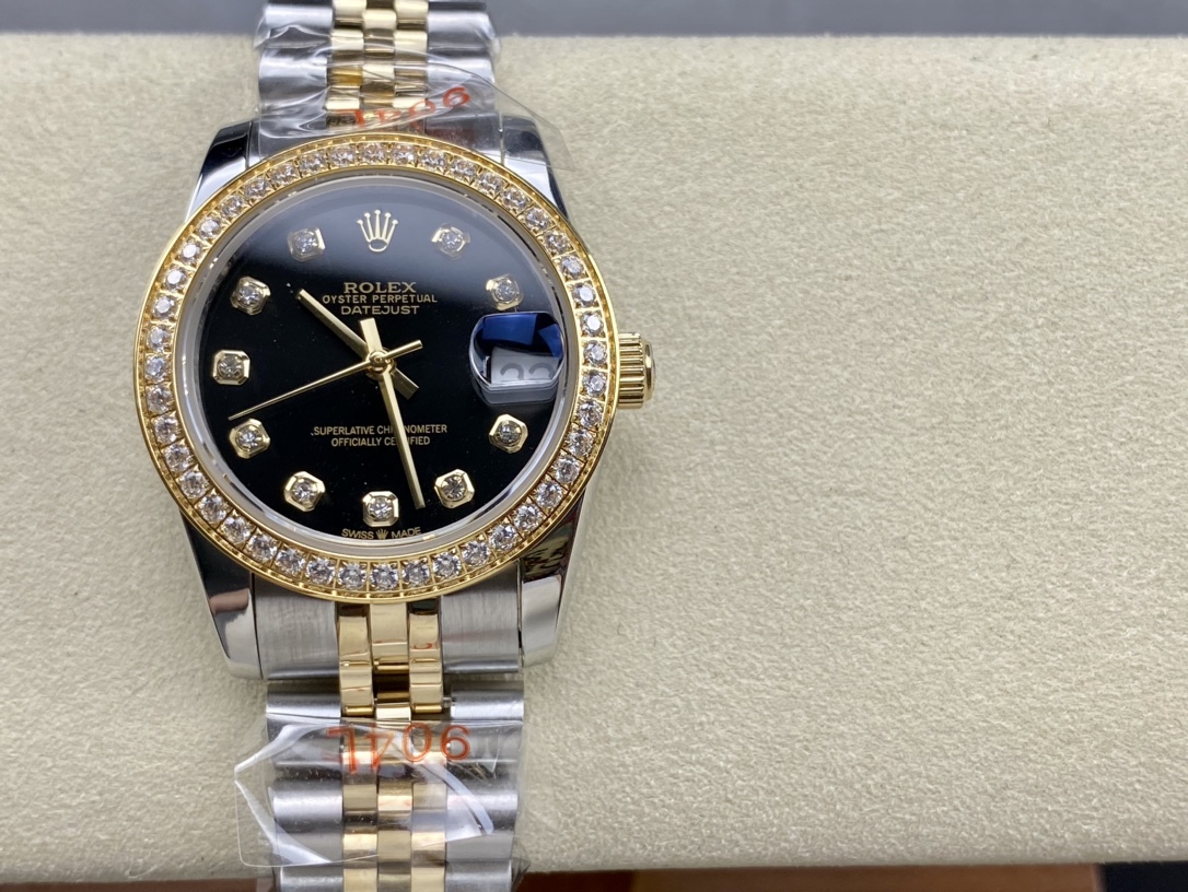 SK Factory 女款 劳力士Rolex 日志型 31mm 自動機械式腕時計