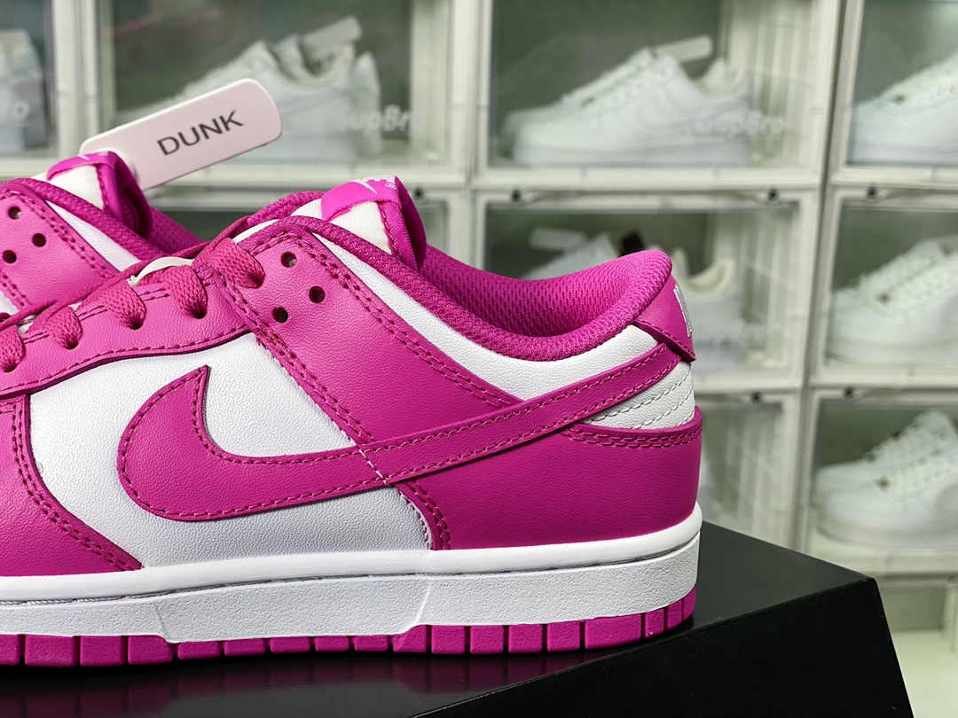 220 SB Dunk Low GS”Active Fuchsia”扣篮系列低帮板鞋“骚紫白”FJ0704-100