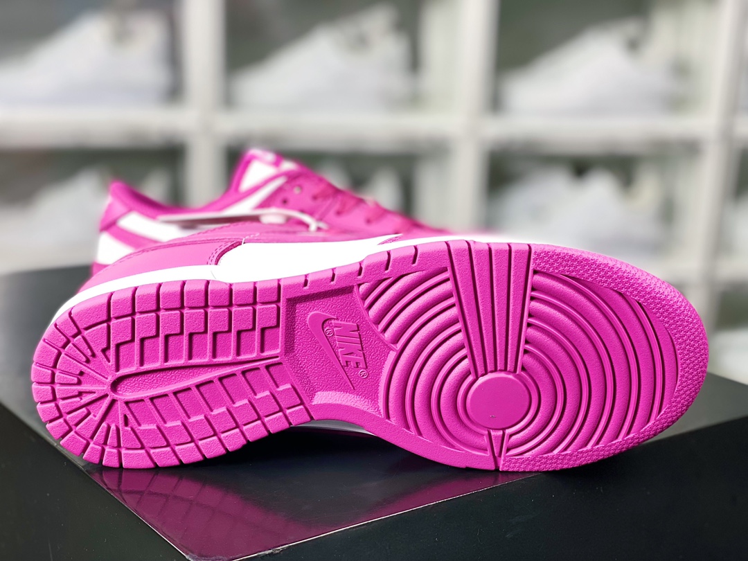220 SB Dunk Low GS”Active Fuchsia”扣篮系列低帮板鞋“骚紫白”FJ0704-100