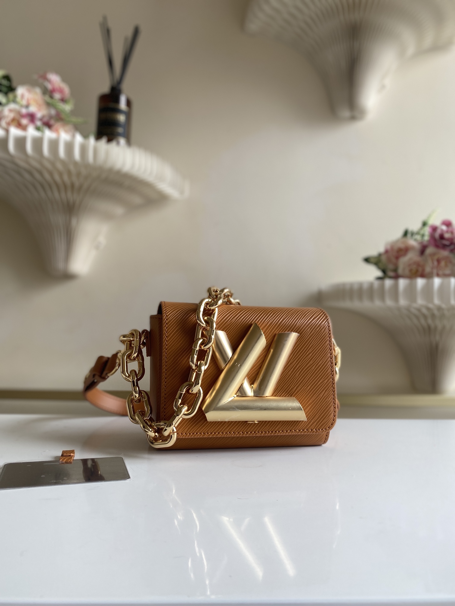 Louis Vuitton Bags Handbags Caramel Epi Cowhide LV Twist M22296