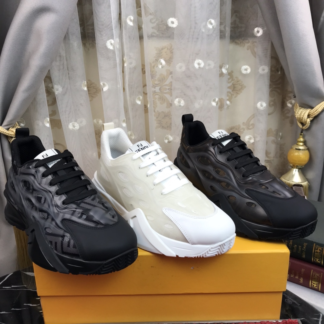 Fendi (FENDI) los hombres de moda zapatos casuales popping venta caliente sitio web oficial 1:1 répl