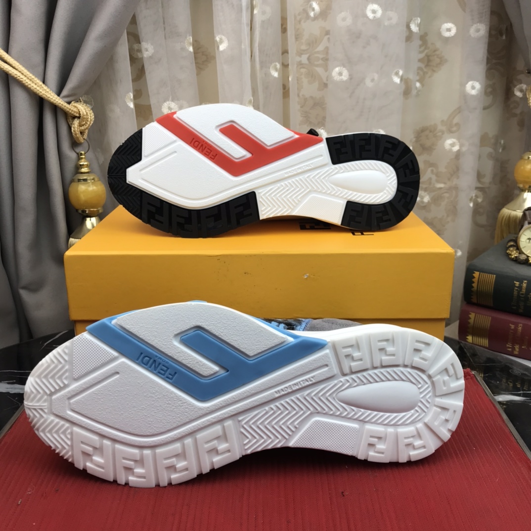 Fendi (FENDI) los hombres de moda zapatos casuales popping venta caliente sitio web oficial 1:1 répl