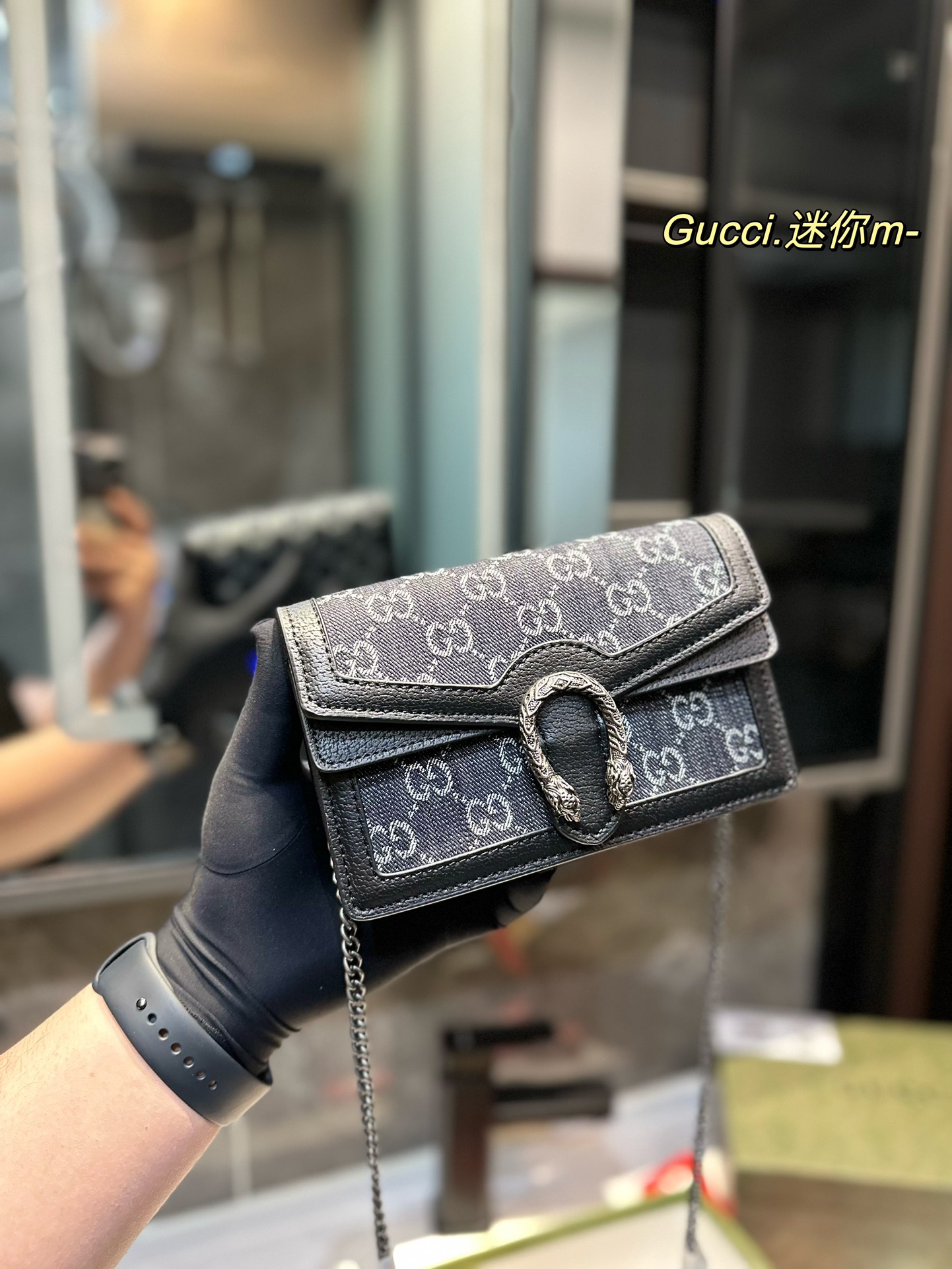 Gucci Dionysus Torby typu crossbody i na ramię Niebieski Łańcuchy