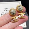 Chanel Jewelry Earring Yellow Brass Spring Collection Vintage