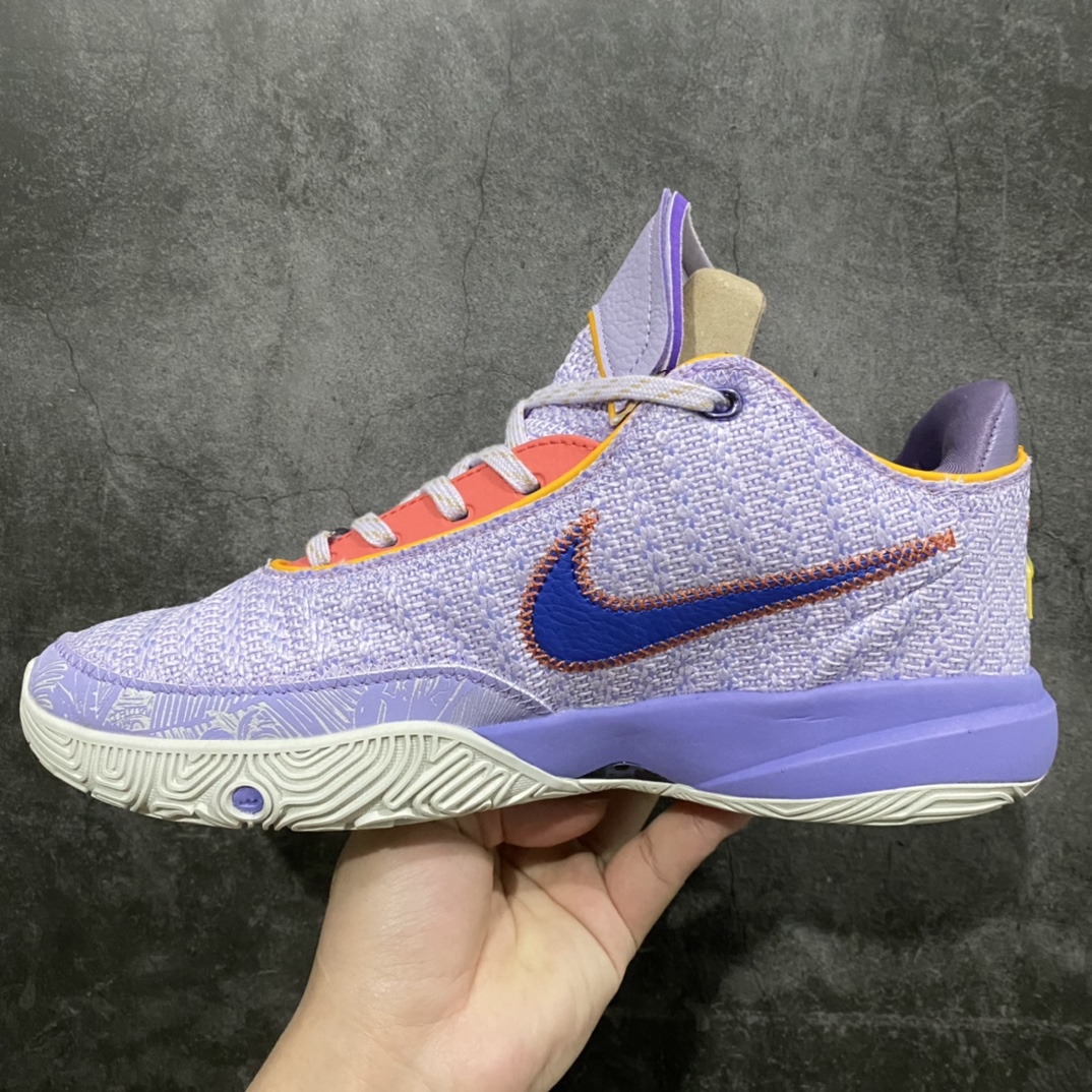 [K version pure original] NK Lebron XX Lmtd EP LeBron James 20th generation basketball boots purple DJ5422-500