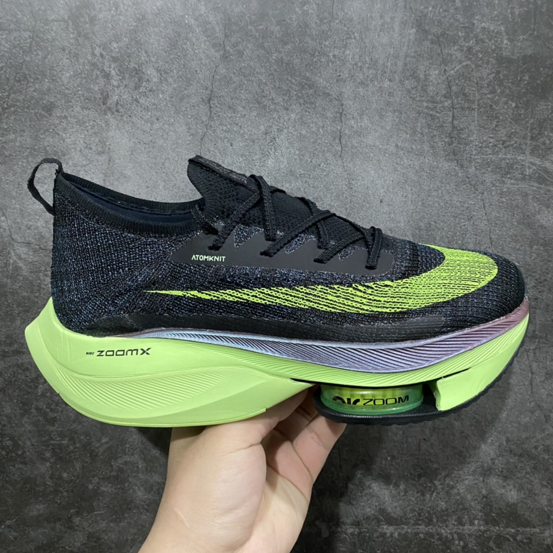 纯原版NK Air Zoom Alphafly NEXT% Flyknit Rawdacious 2020全新破2代马拉松气垫轻量超跑竞速运动慢跑鞋 搭载前掌可视化Zoom黑科技慢跑鞋 黑绿n真正意义上的原厂好货推荐n德国进口机台针织半透明（渐变）飞织带鱼丝原面材质n中底嵌入铲型真碳纤维面板充分激活气垫n前掌分离式Zoom气垫设计效果n增加ZoomX超轻缓震泡棉外底n鞋盒内自带原厂手提袋 方便运动员出行携带n原厂材料均采购德口 实力大厂良心打造只为助力运动员突破极限#后跟则采用React泡棉，相比Alphafly NEXT%更加舒适且耐用，更适合日常训练穿着。区别市面版本 新配色陆续出货中货号：CI9925-400n码数：36 36.5 37.5 38 38.5 39 40 40.5 41 42 42.5 43 44 44.5 45-莆田鞋批发中心