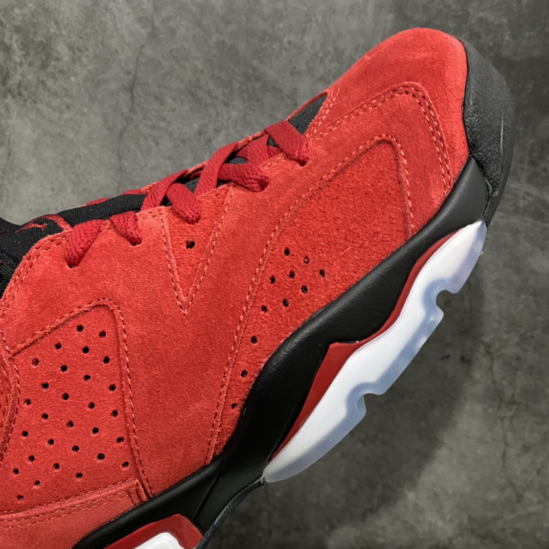 450 【外贸纯原】Air Jordan AJ6 红黑 愤怒的公牛 大红CT8529-600