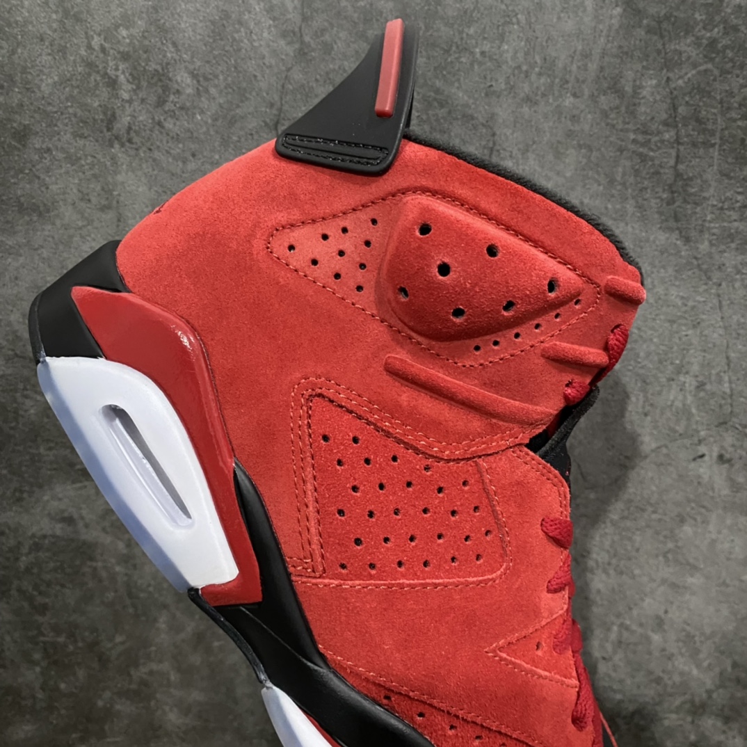 450 【外贸纯原】Air Jordan AJ6 红黑 愤怒的公牛 大红CT8529-600