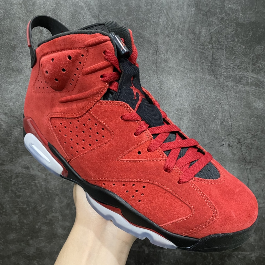 450 【外贸纯原】Air Jordan AJ6 红黑 愤怒的公牛 大红CT8529-600