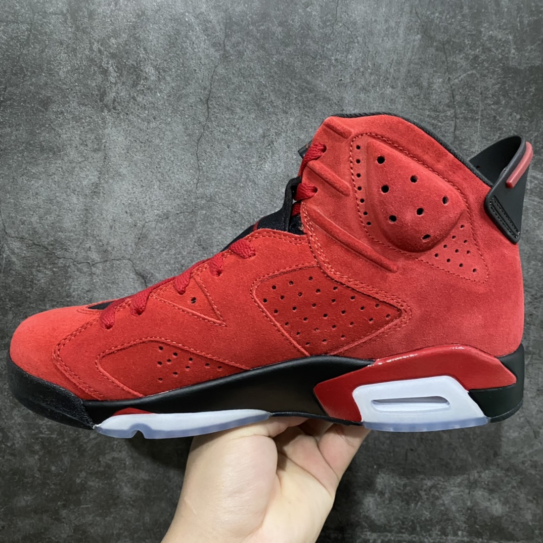 450 【外贸纯原】Air Jordan AJ6 红黑 愤怒的公牛 大红CT8529-600