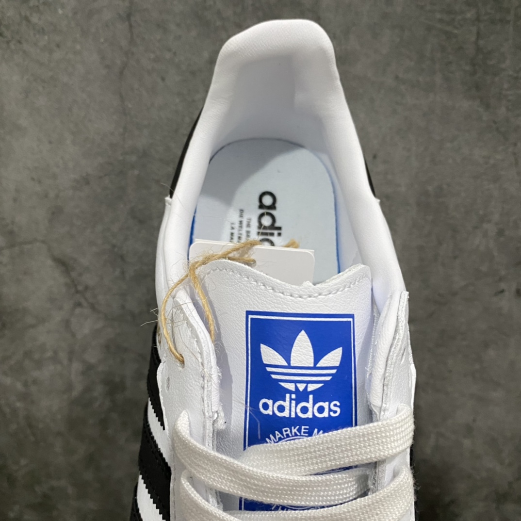 [Passed version] Adidas Samba OG Samba sneakers black and white gray B75806