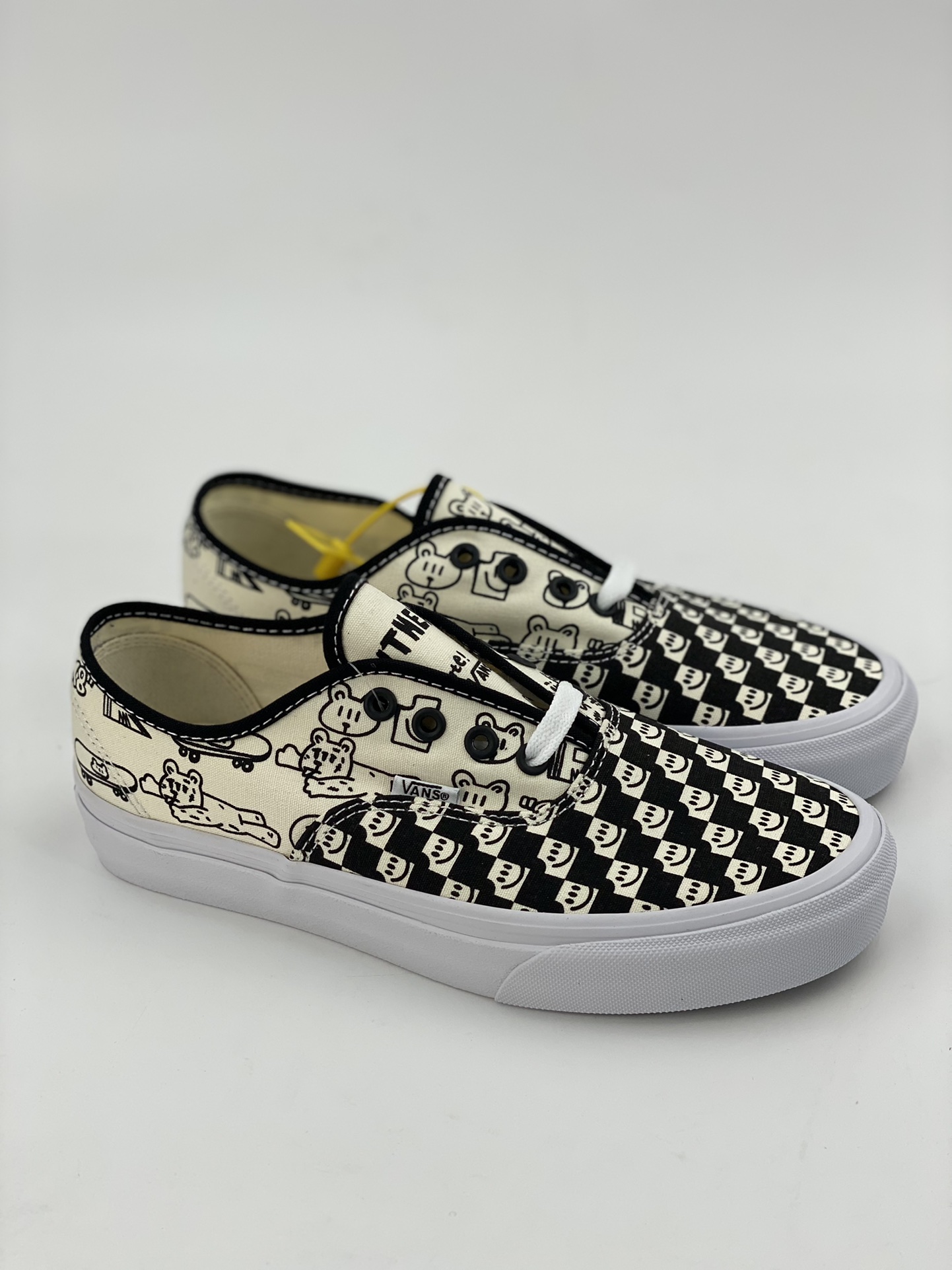 Vans official OTW RUN joint Authentic animal print canvas shoes for men and women