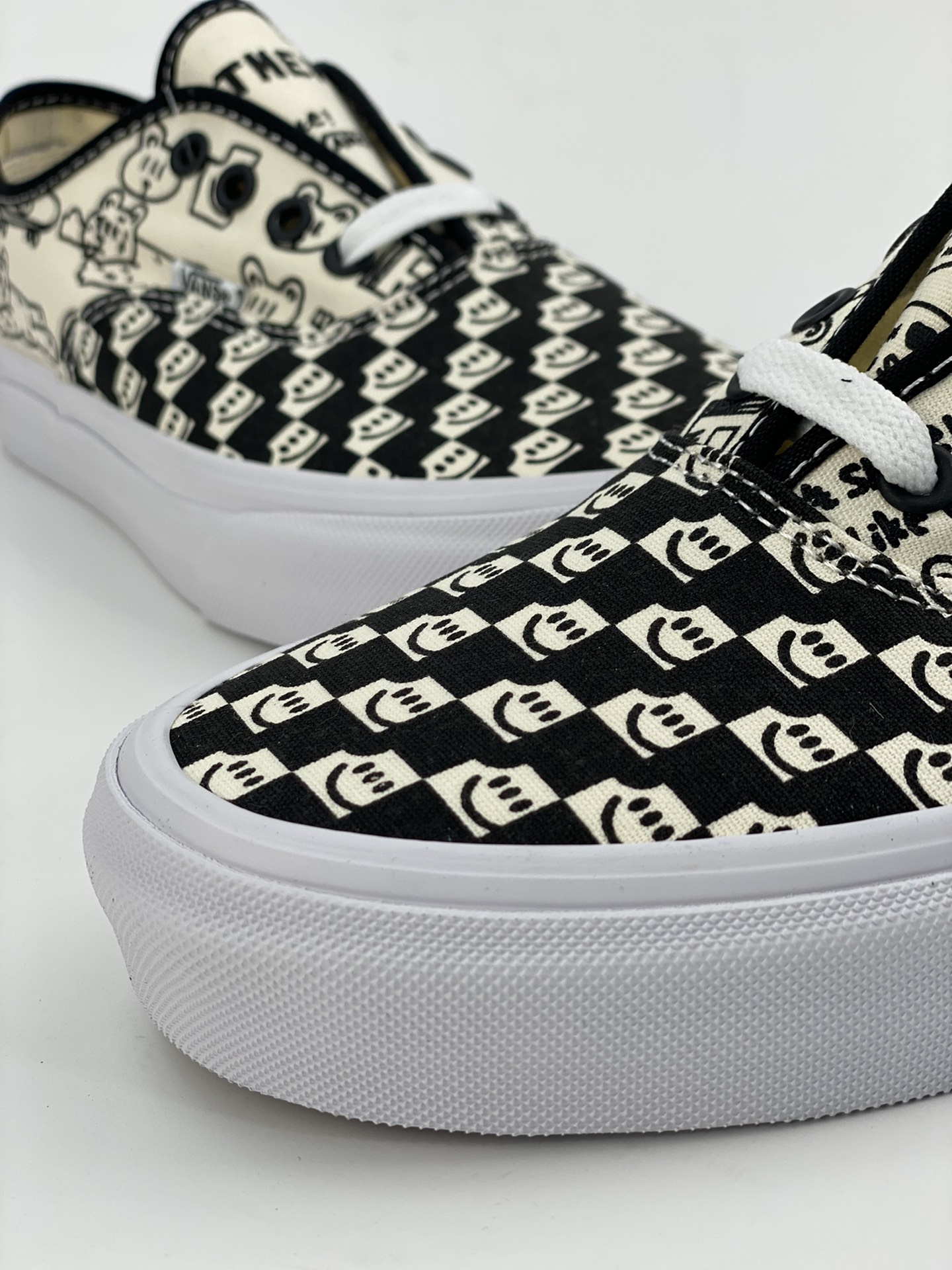 Vans official OTW RUN joint Authentic animal print canvas shoes for men and women