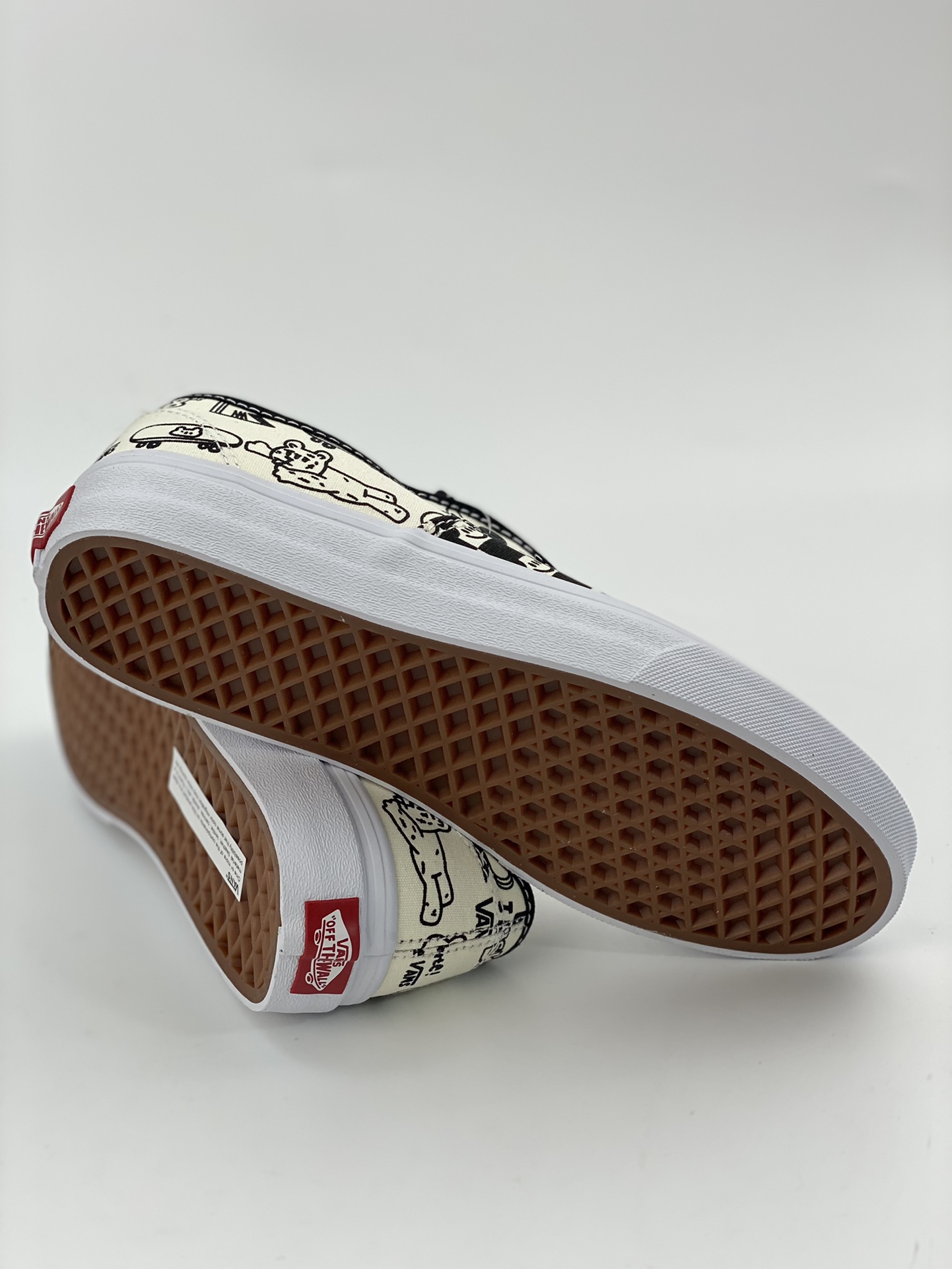 Vans official OTW RUN joint Authentic animal print canvas shoes for men and women