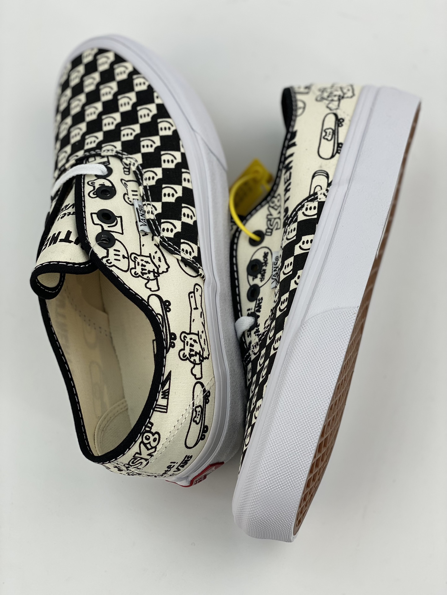 Vans official OTW RUN joint Authentic animal print canvas shoes for men and women