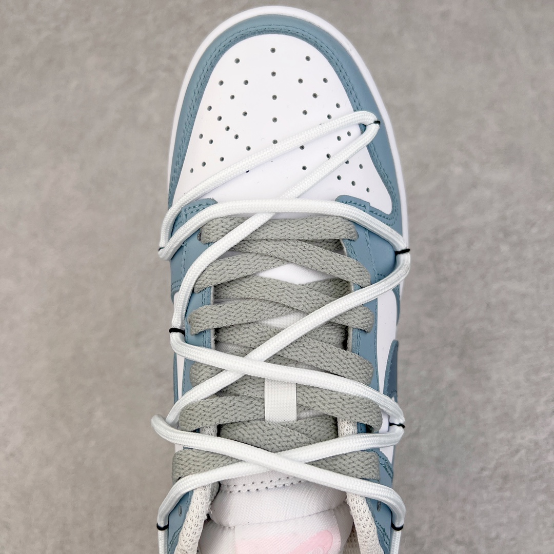 图片[4]-＃YC纯原福利 NK Dunk Low 解构 波子汽水 灰白蓝 FD9911-101 定制系列天花板 无原鞋不开发 全系列得物原鞋一比一校对开发 配色持续更新中 终端对接 优势输出 全套原厂楦头原纸板数据档案倾力打造 原汁原味莞产 极致还原 圈内最强针车工艺 高端零售指定版 广东原厂配套原盒原标 鞋盒分三个尺码段 原厂冲刀 超高清洁度 全鞋零毛边皮料切割 采用原厂百宏鞋带以及原厂百宏织唛舌标 内标可供原厂几率过验 进口原装条纹中底布 四线拉帮白色点胶 原厂拉帮手法遵循公司 原厂电绣 极致还原 尺码：35.5 36 36.5 37.5 38 38.5 39-选品中心