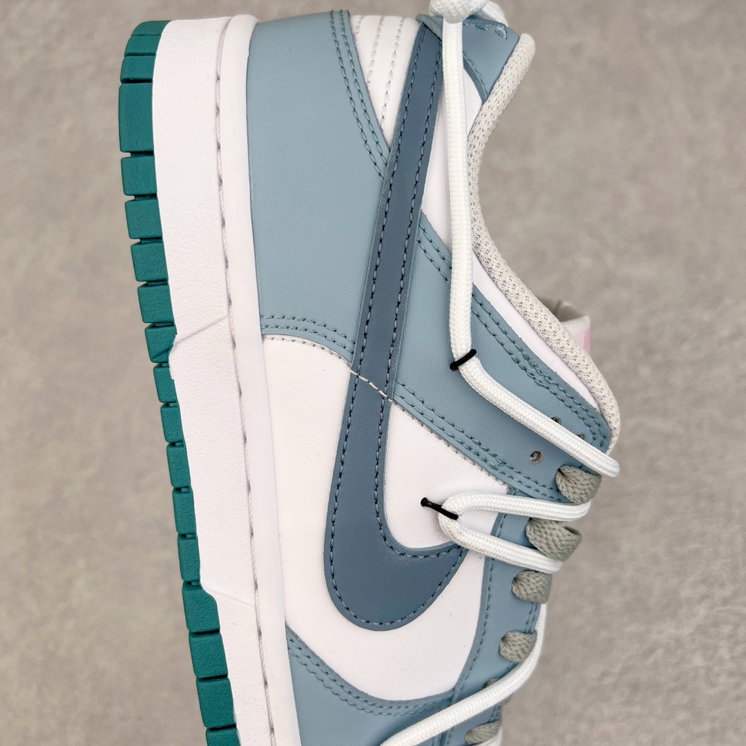 图片[6]-＃YC纯原福利 NK Dunk Low 解构 波子汽水 灰白蓝 FD9911-101 定制系列天花板 无原鞋不开发 全系列得物原鞋一比一校对开发 配色持续更新中 终端对接 优势输出 全套原厂楦头原纸板数据档案倾力打造 原汁原味莞产 极致还原 圈内最强针车工艺 高端零售指定版 广东原厂配套原盒原标 鞋盒分三个尺码段 原厂冲刀 超高清洁度 全鞋零毛边皮料切割 采用原厂百宏鞋带以及原厂百宏织唛舌标 内标可供原厂几率过验 进口原装条纹中底布 四线拉帮白色点胶 原厂拉帮手法遵循公司 原厂电绣 极致还原 尺码：35.5 36 36.5 37.5 38 38.5 39-选品中心
