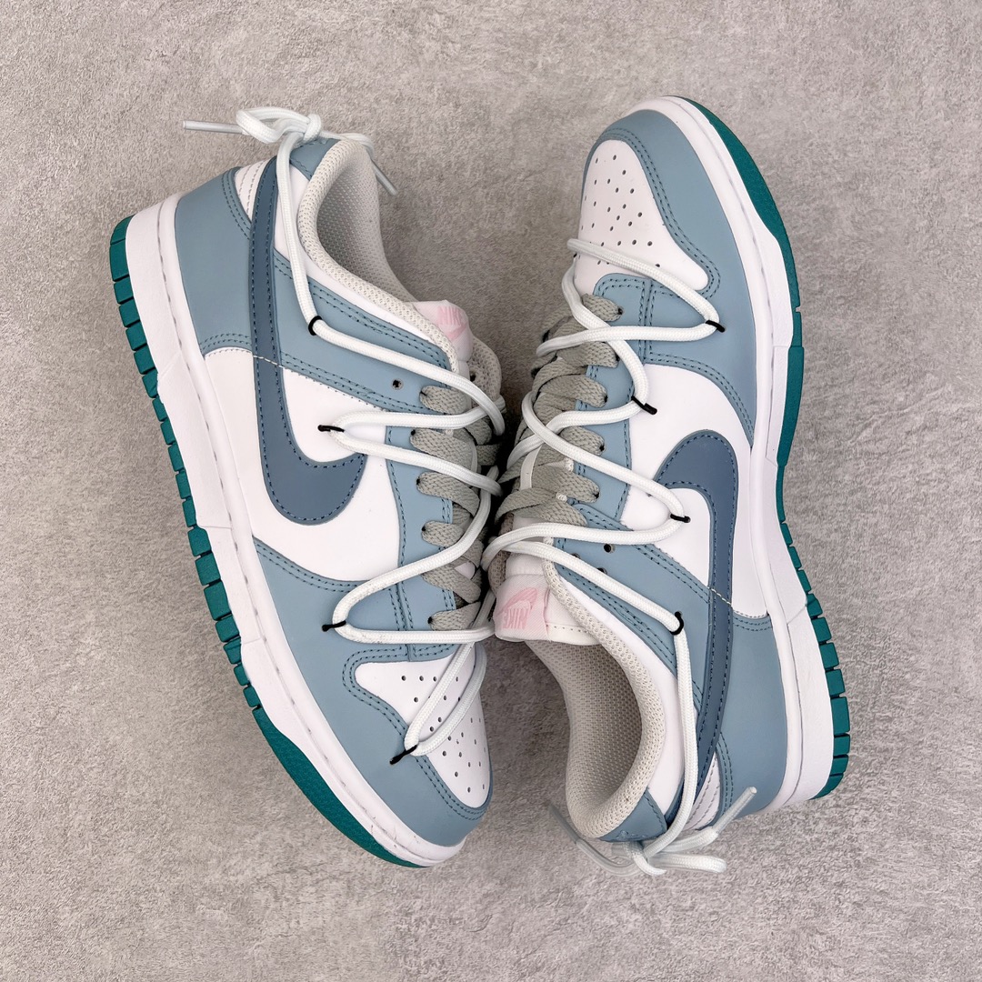 图片[3]-＃YC纯原福利 NK Dunk Low 解构 波子汽水 灰白蓝 FD9911-101 定制系列天花板 无原鞋不开发 全系列得物原鞋一比一校对开发 配色持续更新中 终端对接 优势输出 全套原厂楦头原纸板数据档案倾力打造 原汁原味莞产 极致还原 圈内最强针车工艺 高端零售指定版 广东原厂配套原盒原标 鞋盒分三个尺码段 原厂冲刀 超高清洁度 全鞋零毛边皮料切割 采用原厂百宏鞋带以及原厂百宏织唛舌标 内标可供原厂几率过验 进口原装条纹中底布 四线拉帮白色点胶 原厂拉帮手法遵循公司 原厂电绣 极致还原 尺码：35.5 36 36.5 37.5 38 38.5 39-选品中心