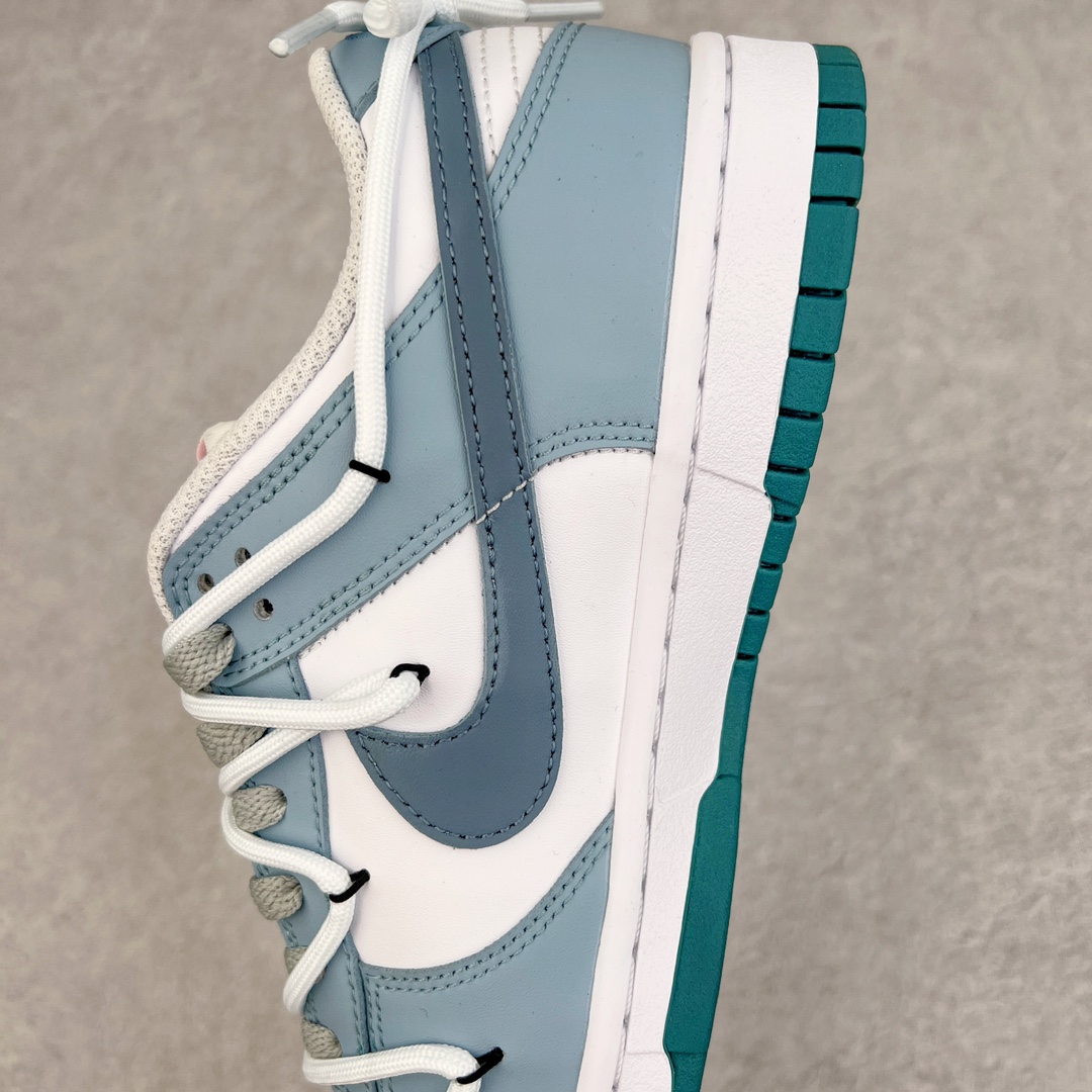 图片[7]-＃YC纯原福利 NK Dunk Low 解构 波子汽水 灰白蓝 FD9911-101 定制系列天花板 无原鞋不开发 全系列得物原鞋一比一校对开发 配色持续更新中 终端对接 优势输出 全套原厂楦头原纸板数据档案倾力打造 原汁原味莞产 极致还原 圈内最强针车工艺 高端零售指定版 广东原厂配套原盒原标 鞋盒分三个尺码段 原厂冲刀 超高清洁度 全鞋零毛边皮料切割 采用原厂百宏鞋带以及原厂百宏织唛舌标 内标可供原厂几率过验 进口原装条纹中底布 四线拉帮白色点胶 原厂拉帮手法遵循公司 原厂电绣 极致还原 尺码：35.5 36 36.5 37.5 38 38.5 39-选品中心
