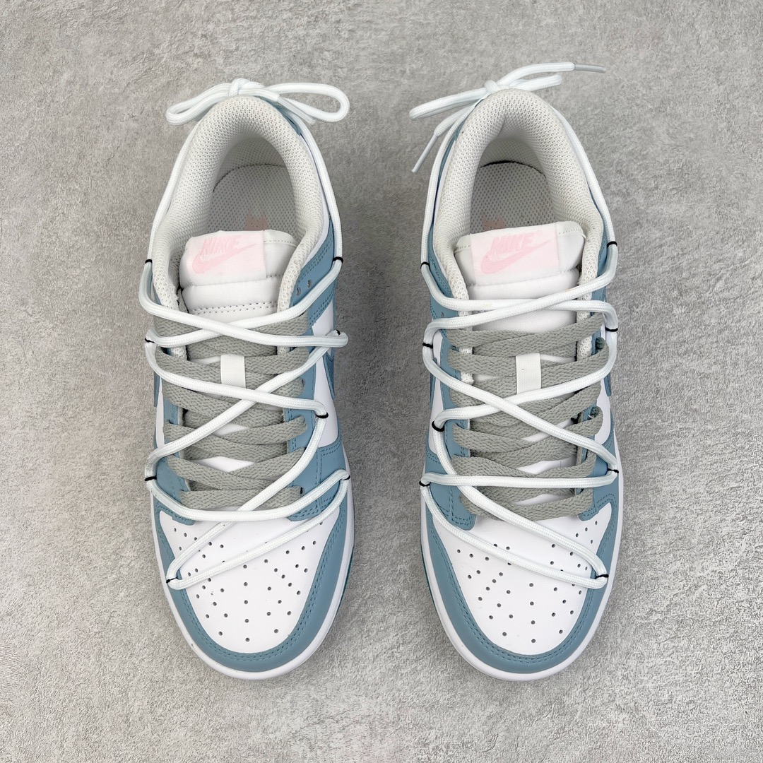 图片[2]-＃YC纯原福利 NK Dunk Low 解构 波子汽水 灰白蓝 FD9911-101 定制系列天花板 无原鞋不开发 全系列得物原鞋一比一校对开发 配色持续更新中 终端对接 优势输出 全套原厂楦头原纸板数据档案倾力打造 原汁原味莞产 极致还原 圈内最强针车工艺 高端零售指定版 广东原厂配套原盒原标 鞋盒分三个尺码段 原厂冲刀 超高清洁度 全鞋零毛边皮料切割 采用原厂百宏鞋带以及原厂百宏织唛舌标 内标可供原厂几率过验 进口原装条纹中底布 四线拉帮白色点胶 原厂拉帮手法遵循公司 原厂电绣 极致还原 尺码：35.5 36 36.5 37.5 38 38.5 39-选品中心