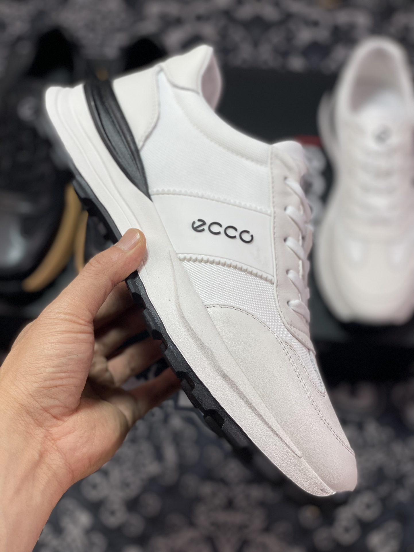 Ecco love step 2023 new versatile sports shoes men's four seasons Forrest Gump shoes casual waffle shoes retro running shoes