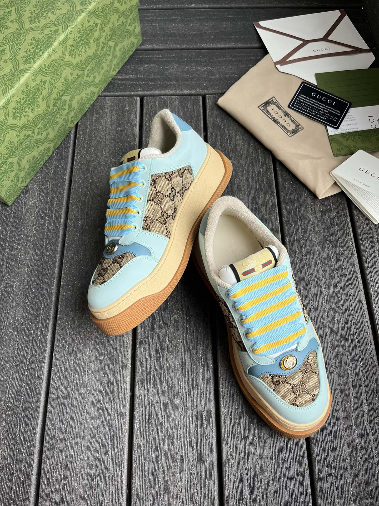 Gucci Женские кроссовки с утолщенной подошвой
