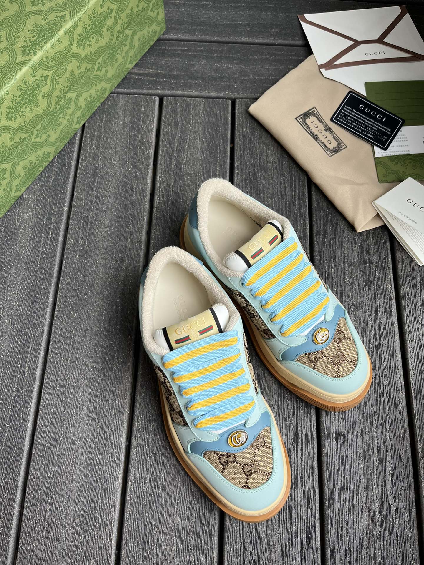 Gucci Женские кроссовки с утолщенной подошвой
