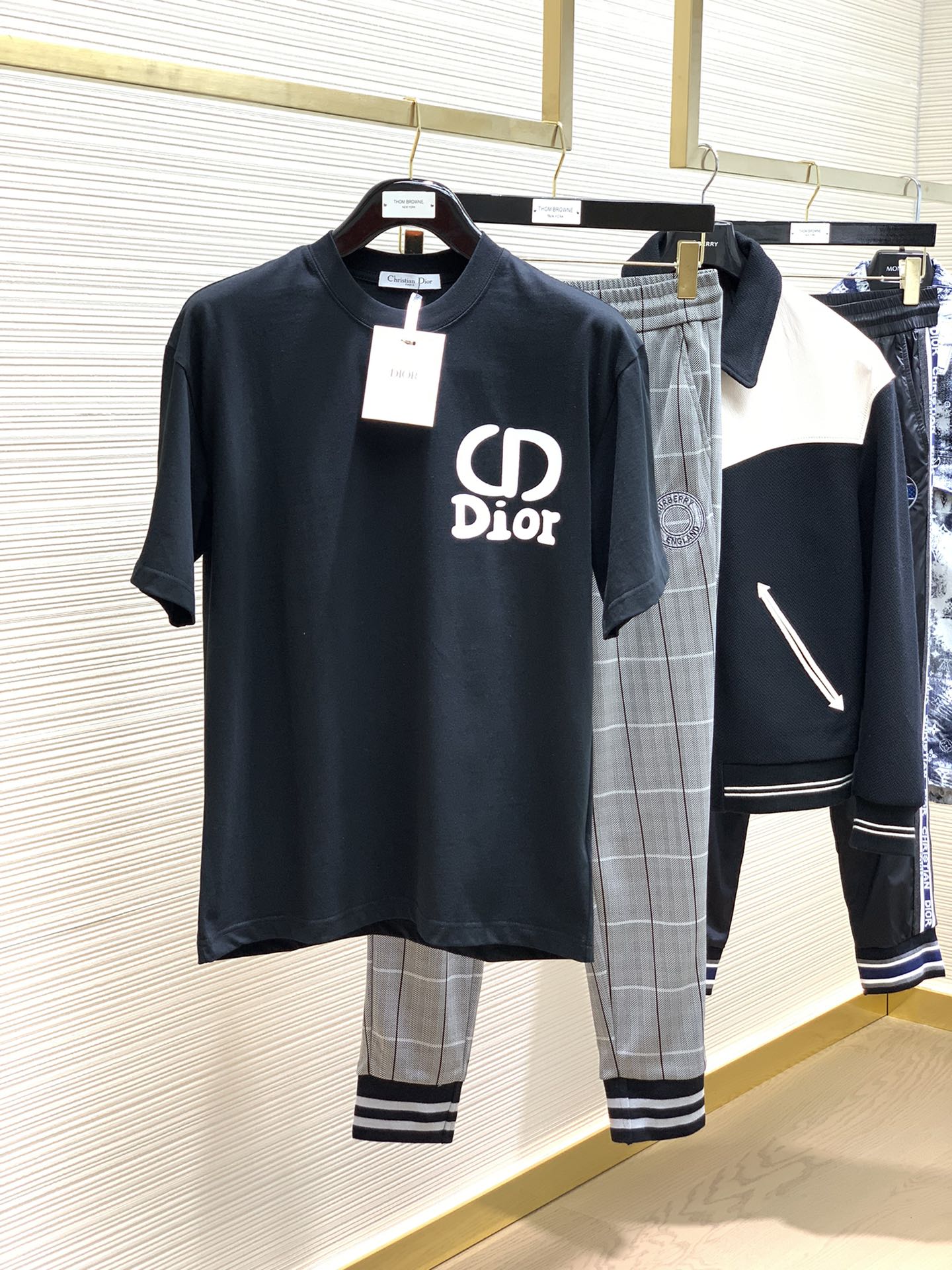 Dior Clothing T-Shirt Printing Summer Collection Fashion Short Sleeve