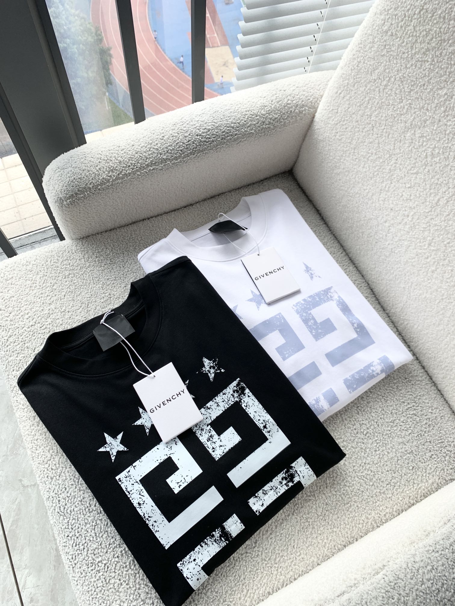 @P85💥Givenchy primavera y verano, el mismo estilo para hombres y mujeres👫Camiseta de manga corta de último pedido com…