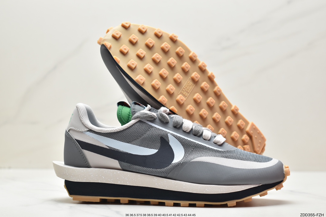 230 Sacai x Nike LVD Waffle Daybreak 1.0藤原浩闪电联名 DH2684-400