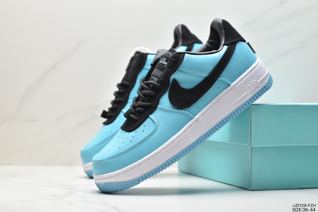 130 联名奢侈品大牌-蒂芙尼/Tiffany & Co. x Nike Air Force 1 Low SP"1837"空军一号 DZ1382-001