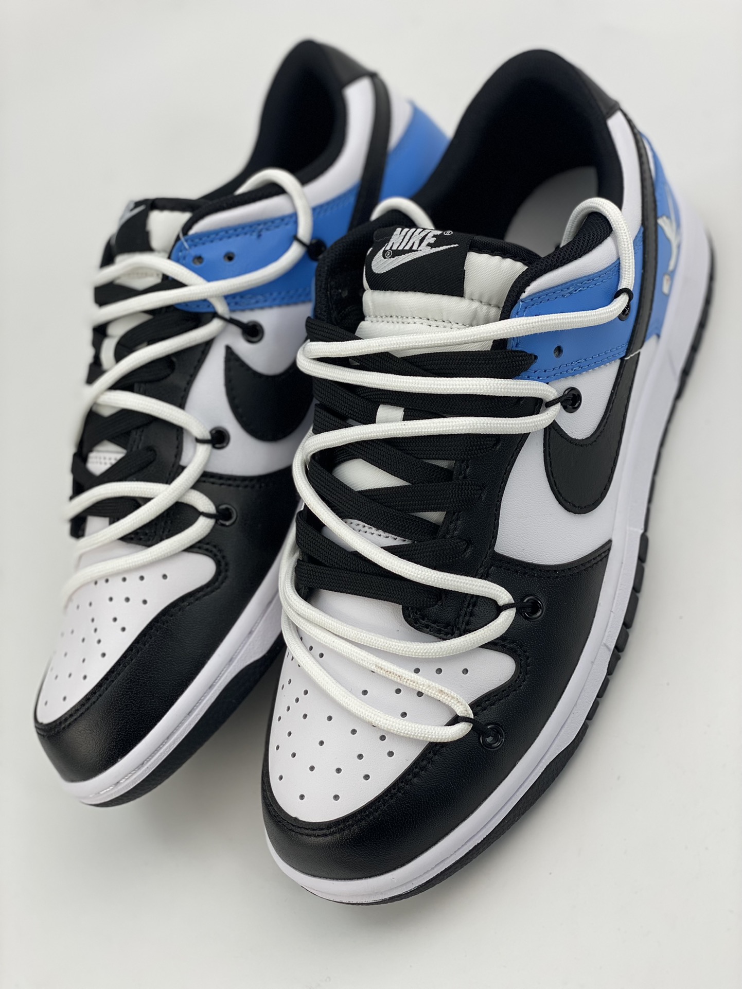 240 Nike SB Dunk Low 解构高街 黑蓝信鸽 DD1391-100