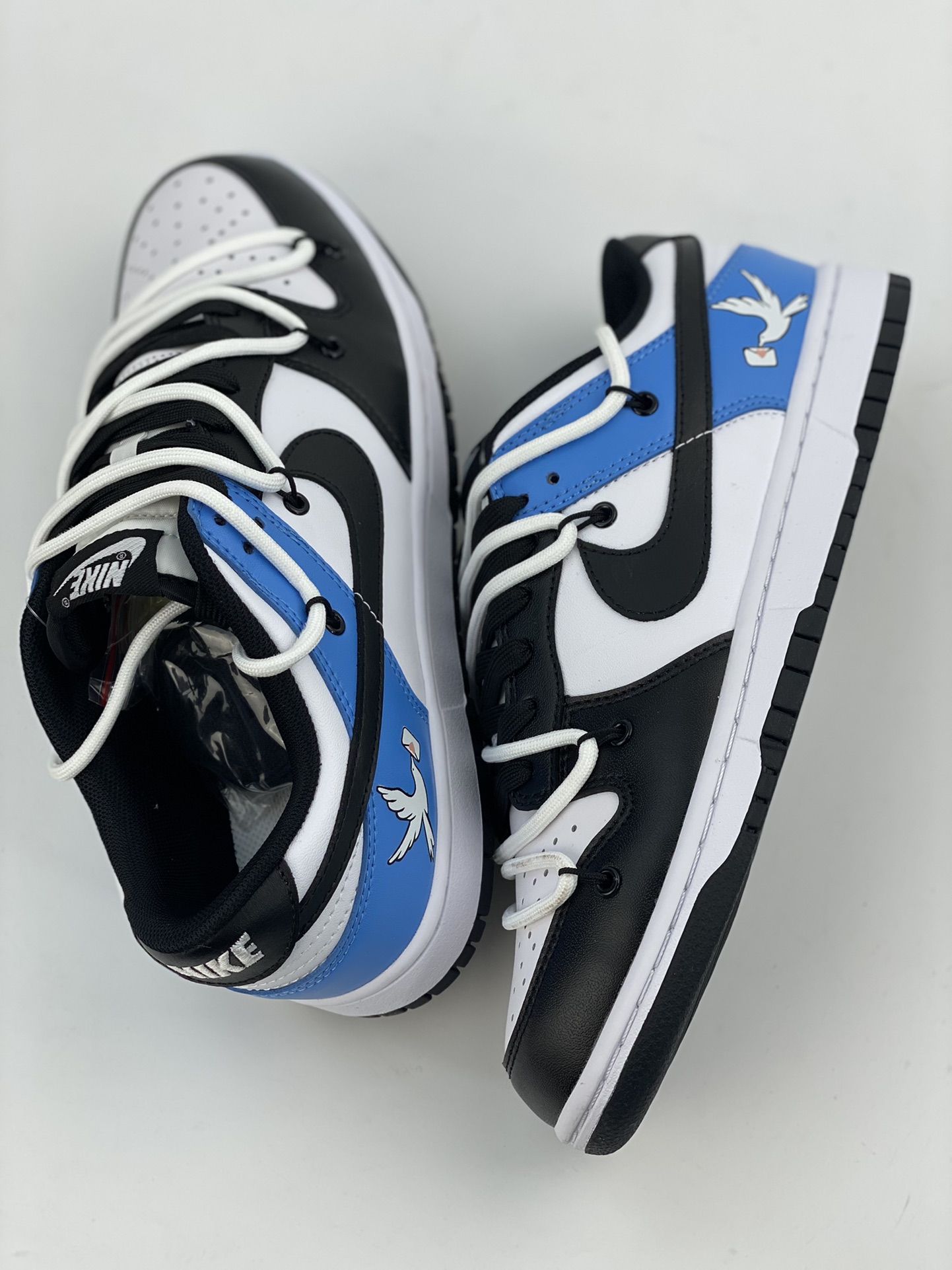 240 Nike SB Dunk Low 解构高街 黑蓝信鸽 DD1391-100