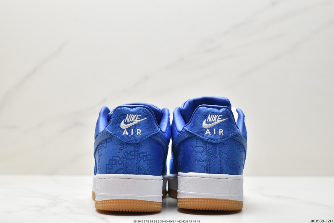 160 耐克陈冠希凝结集团CLOT x 藤原浩闪电Fragment Design x Nike Air Force 1 AQ9268-100