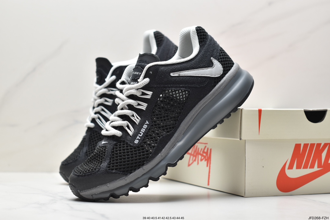 Stussy x Nike Air Max 2013 ”Fossil” Stussy joint air cushion running shoes MR1358-001