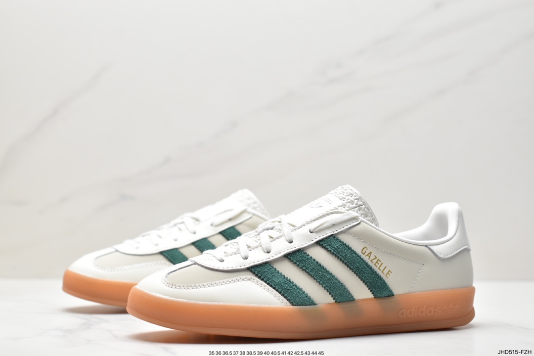 Adidas Originals Gazelle Indoor clover retro casual non-slip wear-resistant low-top sneakers ID2567