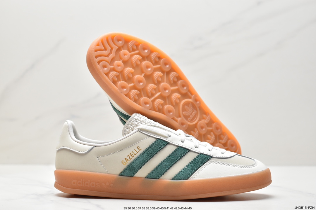 Adidas Originals Gazelle Indoor clover retro casual non-slip wear-resistant low-top sneakers ID2567