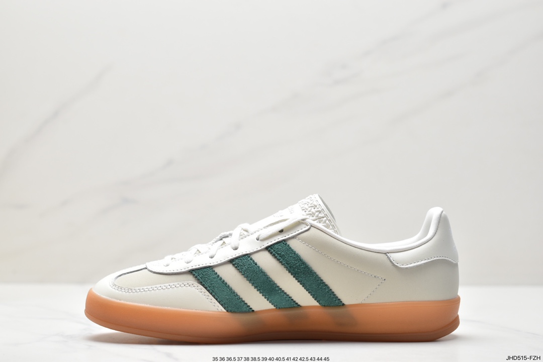 Adidas Originals Gazelle Indoor clover retro casual non-slip wear-resistant low-top sneakers ID2567