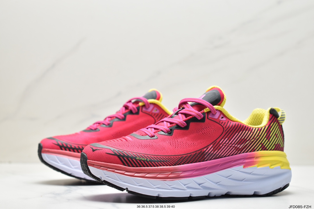 170 HOKA ONE ONE Bondi 8 Low 邦迪8代系列低帮厚底轻量休闲运动慢跑鞋