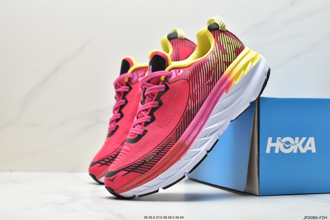 170 HOKA ONE ONE Bondi 8 Low 邦迪8代系列低帮厚底轻量休闲运动慢跑鞋